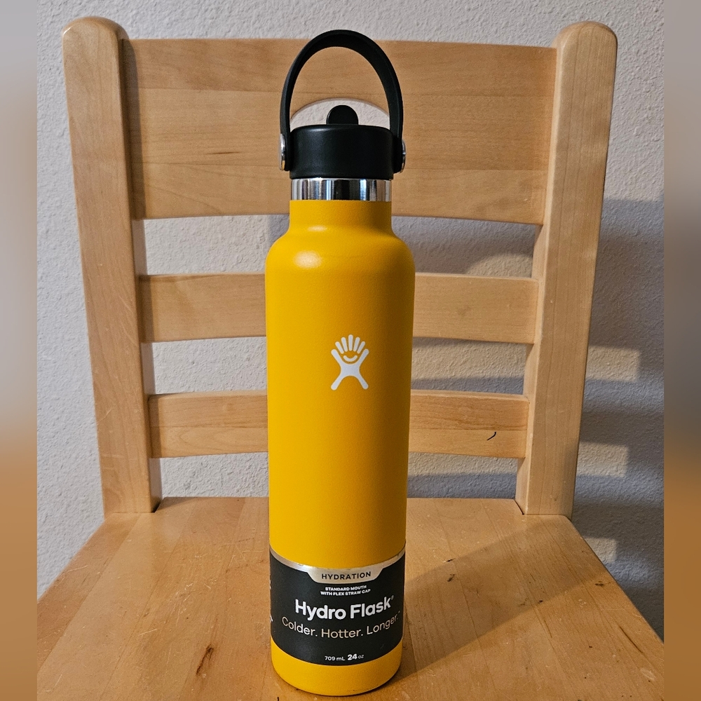 Hydro Flask Water Bottle Flex Straw 24oz
